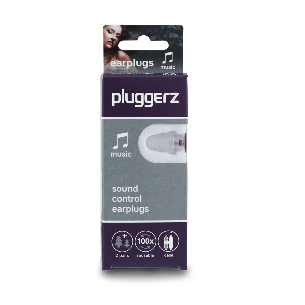 Pluggerz Uni Fit (UniFit) Music New Earplugs, stoppers for musicians